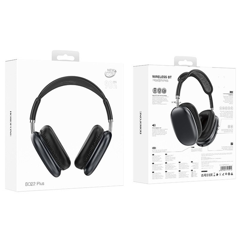 Накладные беспроводные наушники Borofone BO22 Plus Elegant Херсон - зображення 4