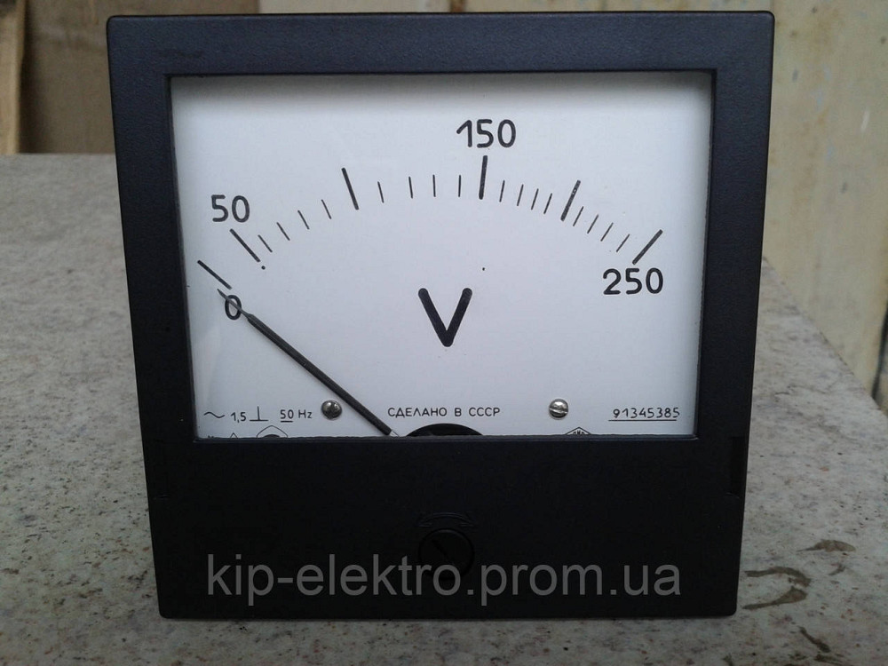 Вольтметр щитовой Э365-1 и Э365.1-1 (Э-365, Э365, Э 365, Э-365-1, Э365.1, Е365-1, Е365, Е-365, Е365. Київ - зображення 4