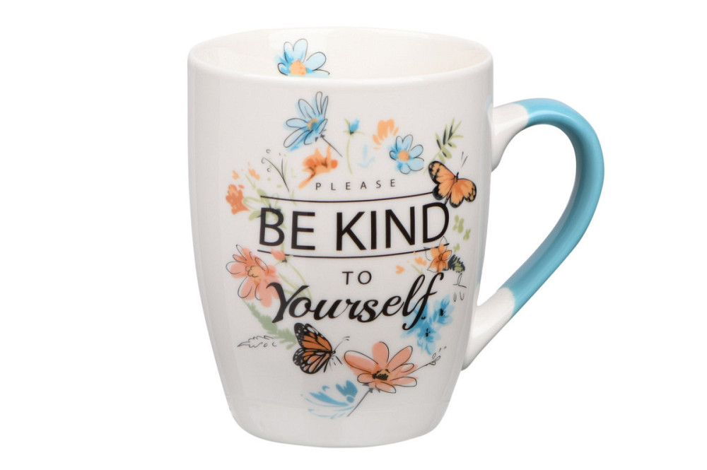 Кружка Ardesto Kindness AR-3439 330 мл блакитна Київ - зображення 1