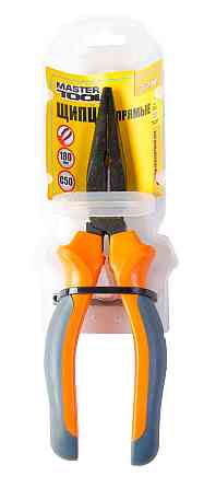 Щипцы прямые MASTERTOOL 180 мм фосфатированные С50/HRC 55~65 25-2180 Харків