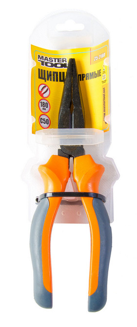 Щипцы прямые MASTERTOOL 180 мм фосфатированные С50/HRC 55~65 25-2180 Харків - зображення 2