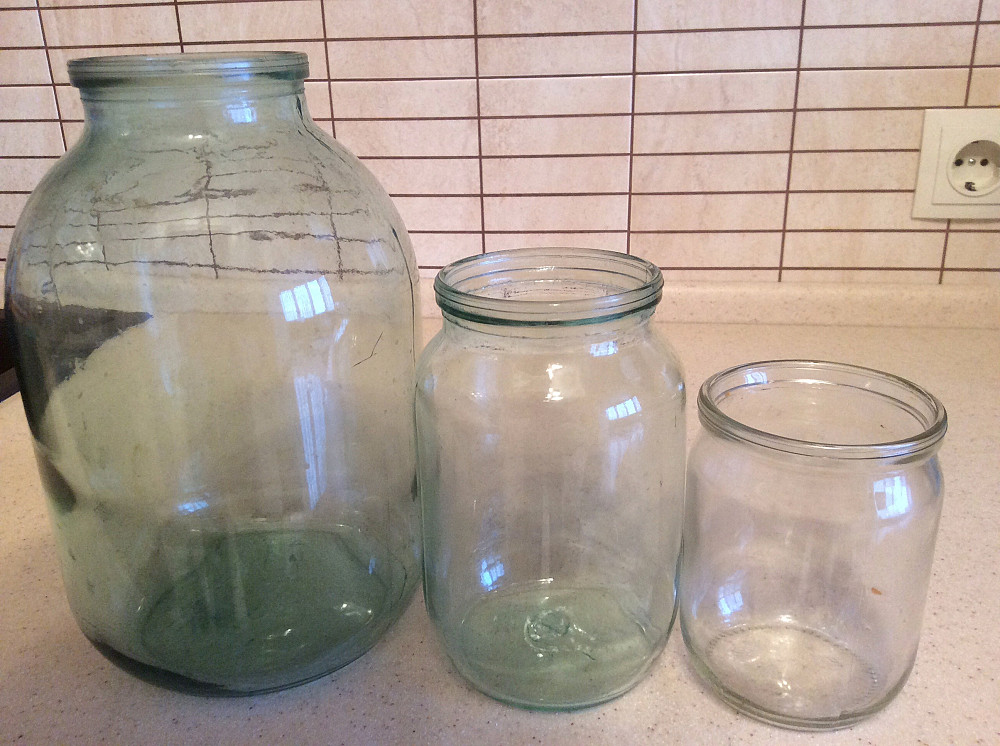 Продам стеклянные банки 3 л и 1л Київ - зображення 1