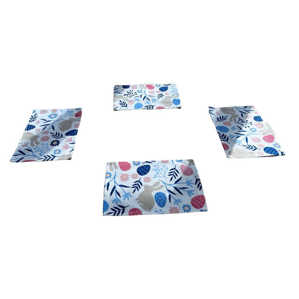 Дорожка Пасхальный Кролик с салфетками 4 шт синие Одеса - зображення 6