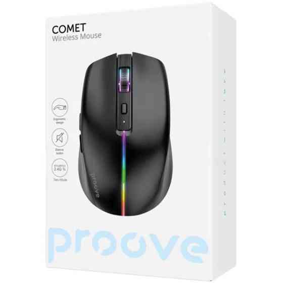 Мишка Proove Comet Black (WMCM00022001) (Код товару:41318) Харків