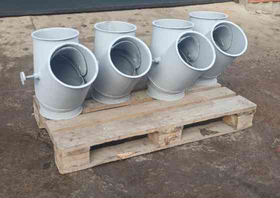 Клапан перекидной КДР элеваторного самотека , нории , задвижки реечные Київ