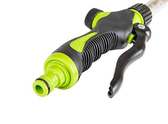 Пистолет для полива MASTERTOOL JET LINE 10 режимов телескопическая штанга 710-1060 мм TPR покрытие 9 Харків