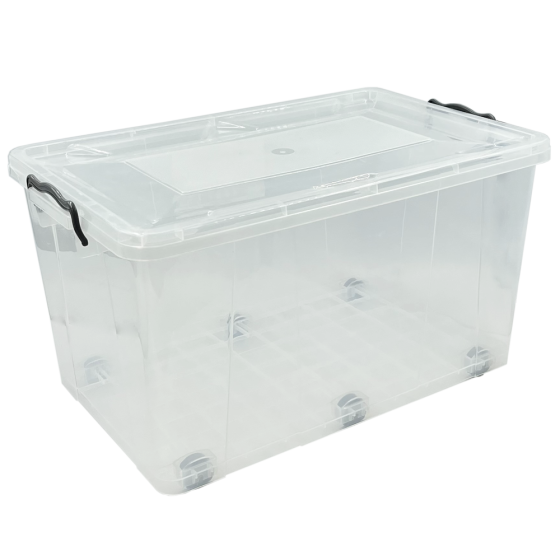 Контейнер на колесах Irak Plastik 50л прозрачный Київ