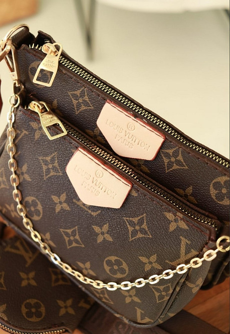 Сумка женская кросс боди коричневая брендовая луи виттон AN6 Київ - зображення 4