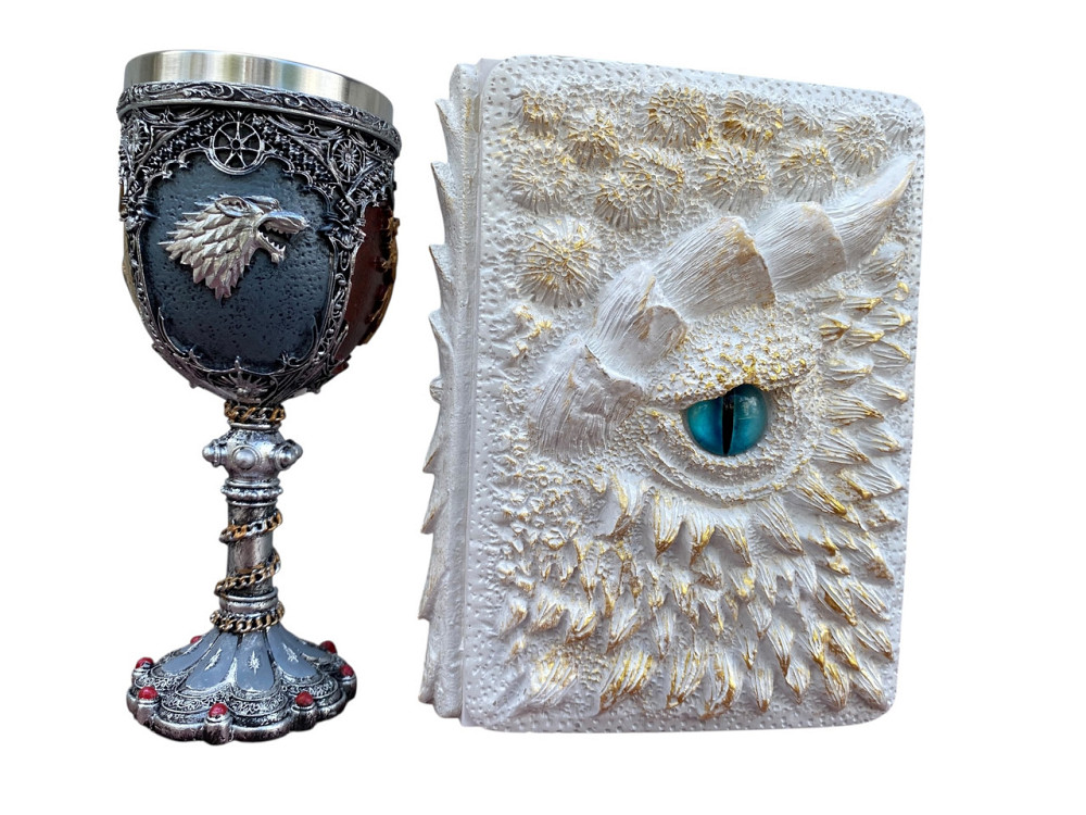 Подарочный набор Бокал 3 Игра Престолов и Блокнот 3 «Око Ледяного Хранителя» Київ - зображення 3