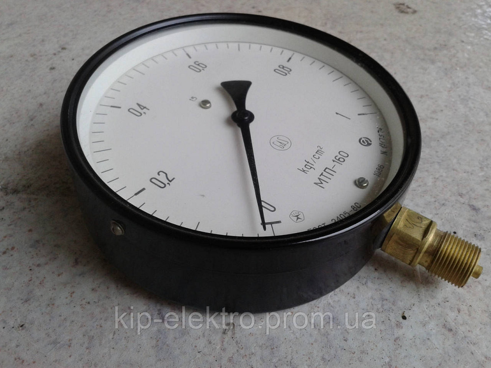 Манометр показывающий МТП-160 (МТП 160, МТП160, МТП) - радиальный штуцер (РШ), осевой штуцер (ОШ), с Київ - зображення 6