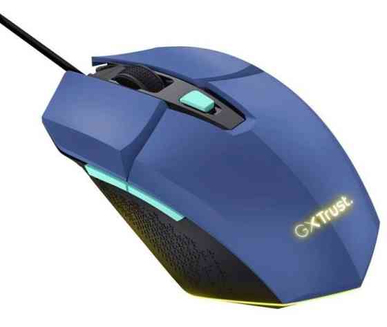 Мышь компьютерная проводная Trust GXT 109 Felox RGB Blue 25067_TRUST синяя Киев