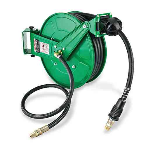 Шланг воздушный на катушке (удлинитель пневматический) 20атм 9,5x16мм, 15м TOPTUL KHBR1015 Харьков