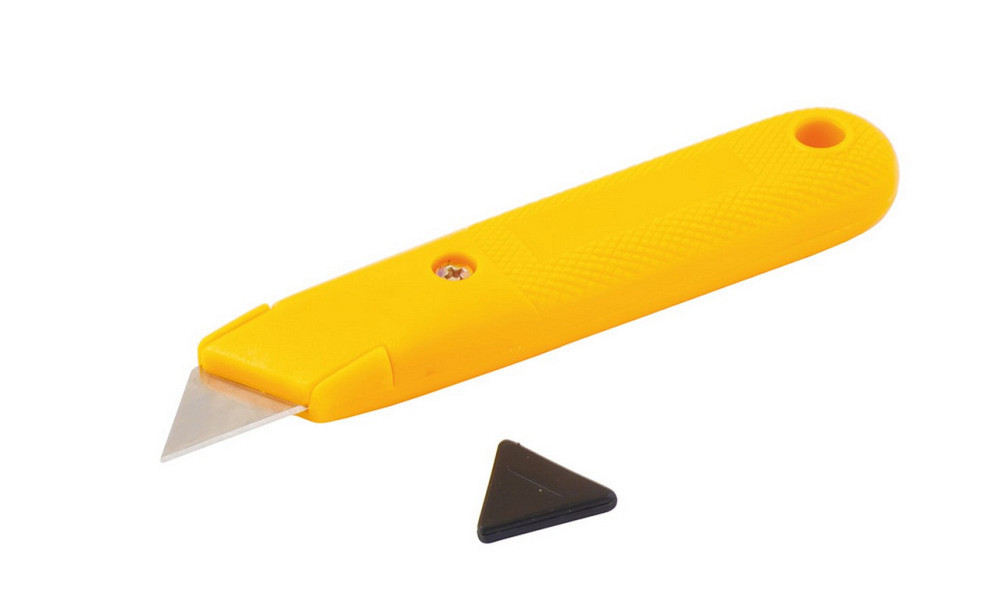 Нож строительный MASTERTOOL трапеция пластиковый корпус 17-0300 Харків - зображення 1