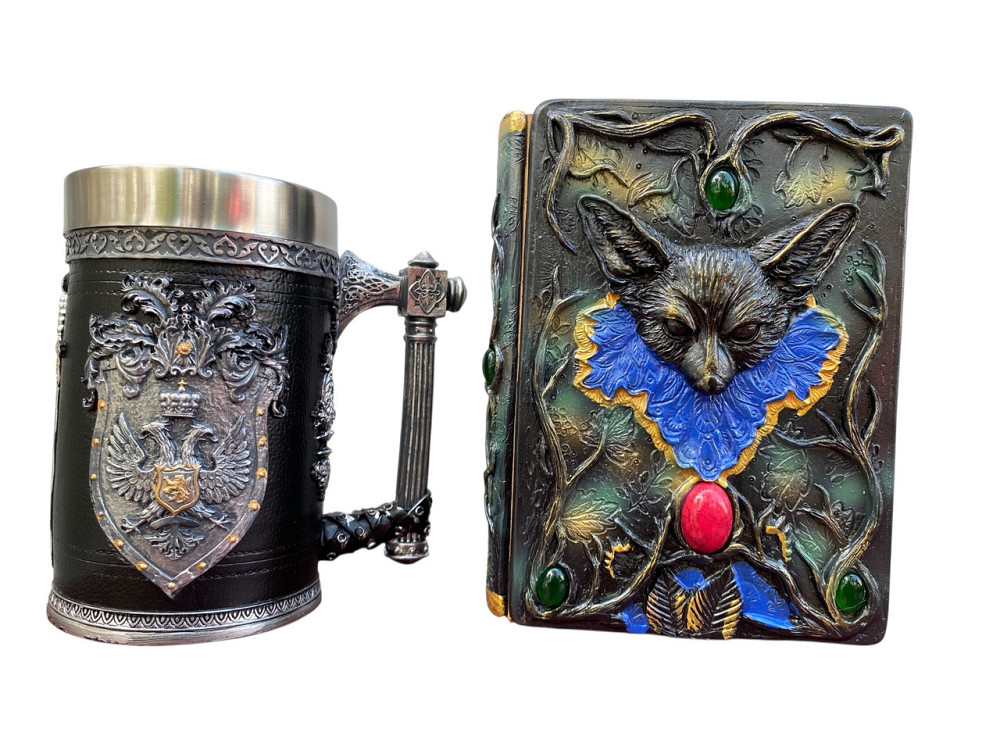 Подарочный набор Кружка 3 Щит и Корона и Блокнот 3 «Лесной Гримуар Лисы» Київ - зображення 1