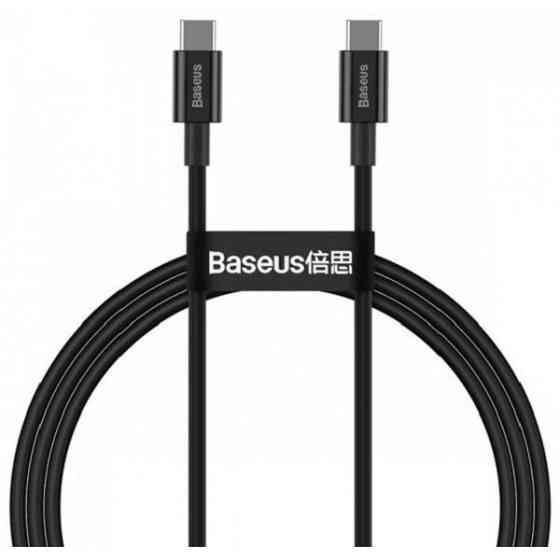 Кабель Baseus Superior Type-C to Type-C 100W 1m Black (CATYS-B01) Харків