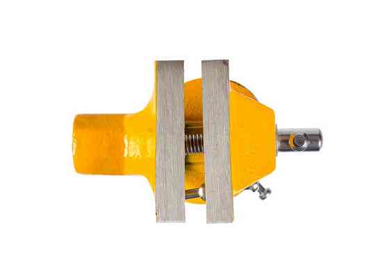 Тиски слесарные поворотные MASTERTOOL 60 мм крепления на струбцине 07-0202 Харків