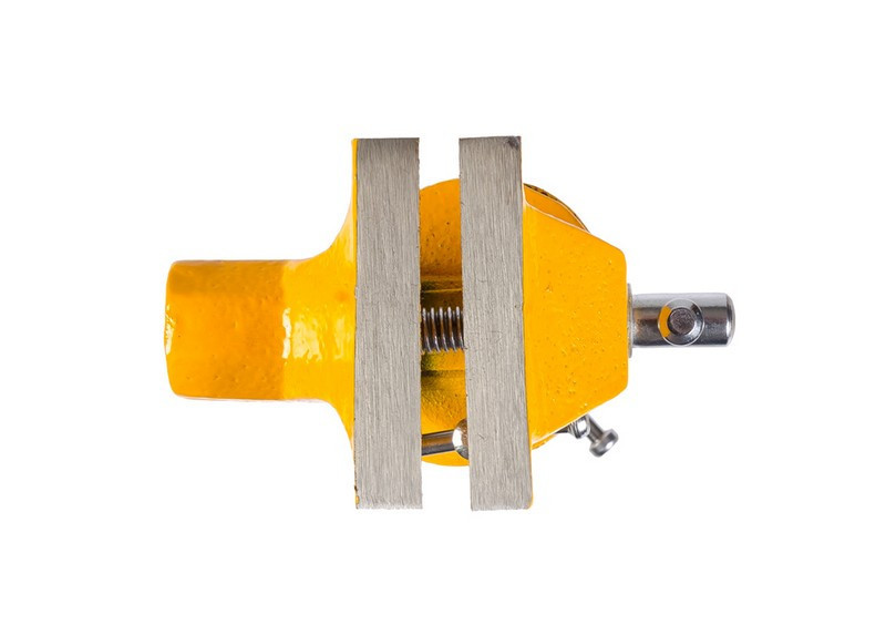 Тиски слесарные поворотные MASTERTOOL 60 мм крепления на струбцине 07-0202 Харків - зображення 2