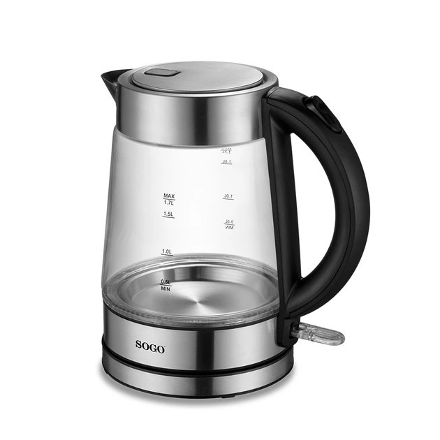 Электрочайник SOGO SS-5797 1.7 л серебристый Київ - зображення 2