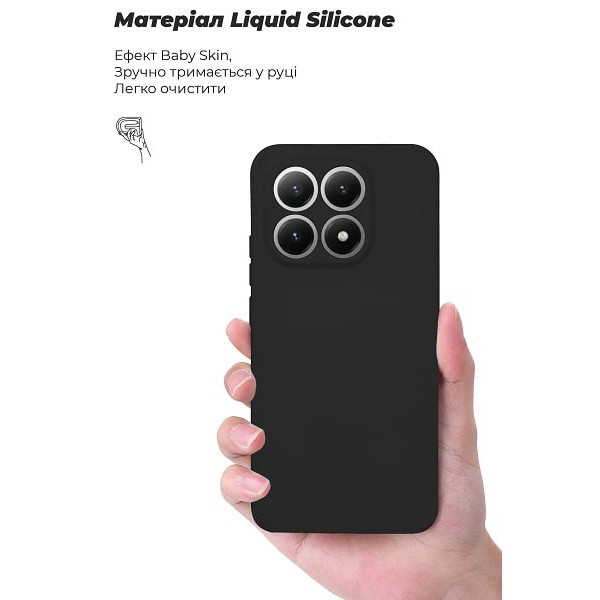 Чохол ArmorStandart ICON Camera Cov для Xiaomi 15T 5G Black (ARM86985) (Код товару:42195) Харків - зображення 3
