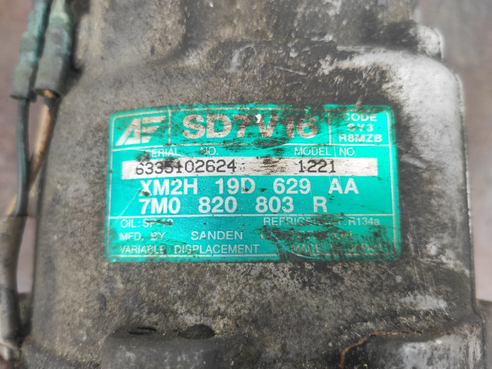 Компрессор кондиционера Ford Galaxy 1.9 tdi 1994-2006 (7M0820803R) Ковель - зображення 3