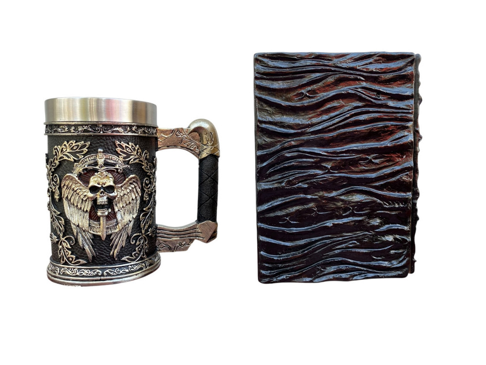 Подарочный набор Кружка 3 Меч в Черепе и Блокнот 3 «Книга, смотрящая в ответ» Київ - зображення 2