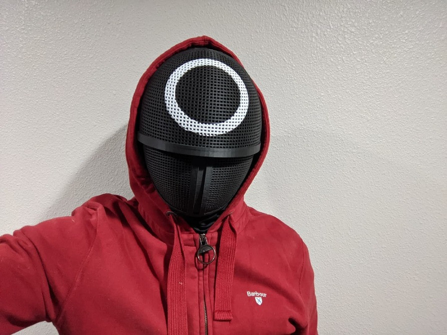 Маска Круг из сериала Игра в кальмара Київ - зображення 1