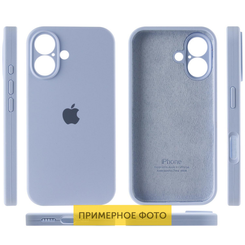 Чехол Silicone Case Full Camera Protective (AA) для Apple iPhone 16 (6.1") Херсон - зображення 5