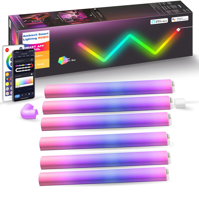 Настенный светильник Lines SAL-013B Bluetooth USB interface with app (6+1 pcs) Херсон - зображення 1