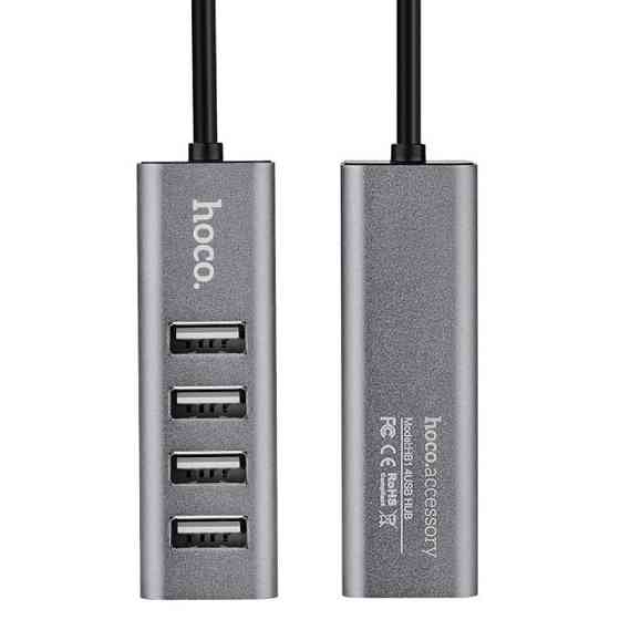 Переходник HUB Hoco HB1 USB to USB 2.0 (4 port) (1m) Херсон