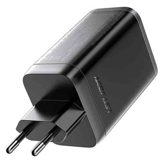СЗУ Acefast A111 GaN PD67W+QC3.0 (1USB-A/1C) + Retractable Cable Type-C Херсон