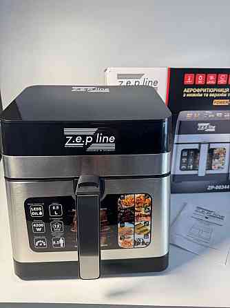 Аэрогриль мультипечь на два тэна с силиконовой формой Zepline ZP-00344 13 л 4200 Вт Київ