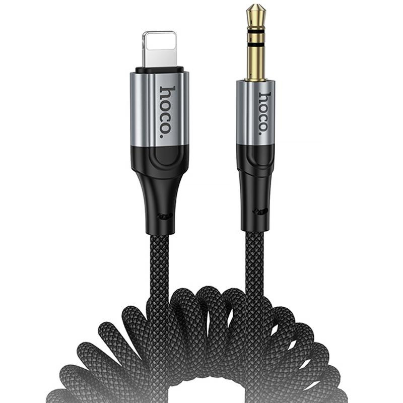 Аудио кабель Aux Hoco UPA33A Nuevo (Lightning to AUX 3.5mm) (1.5m) Херсон - зображення 1