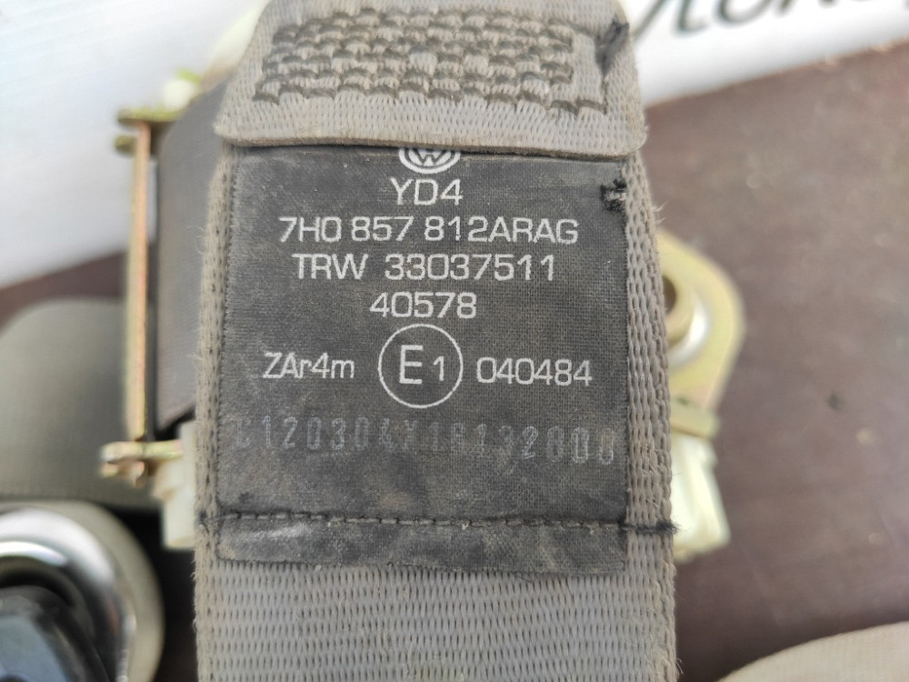 Ремень безопасности VW T5 2003-2009 (7H0857812) Ковель - зображення 2