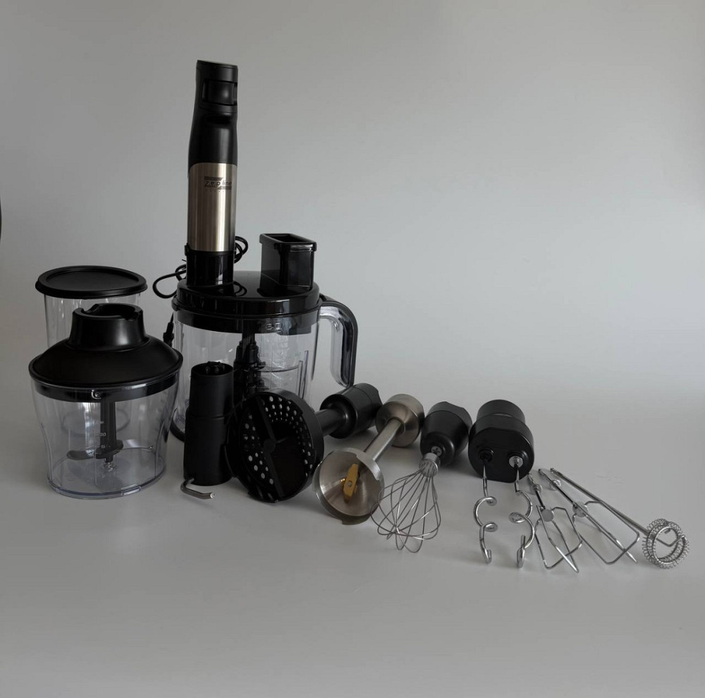 Блендер погружной в наборе Zepline ZP-00347 1500 Вт черный Київ - зображення 6