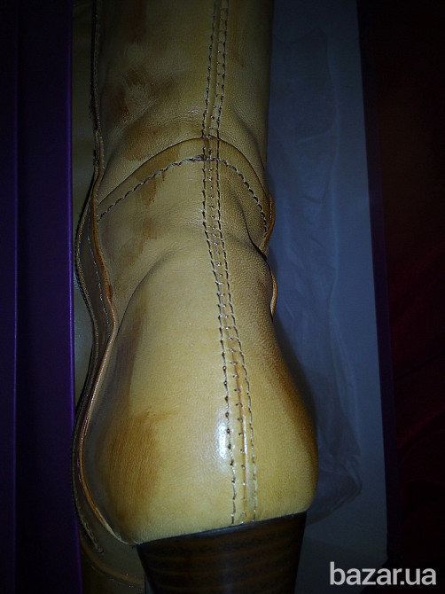 Сапоги женские кожаные 38 размер высота 46 см Киев - изображение 7