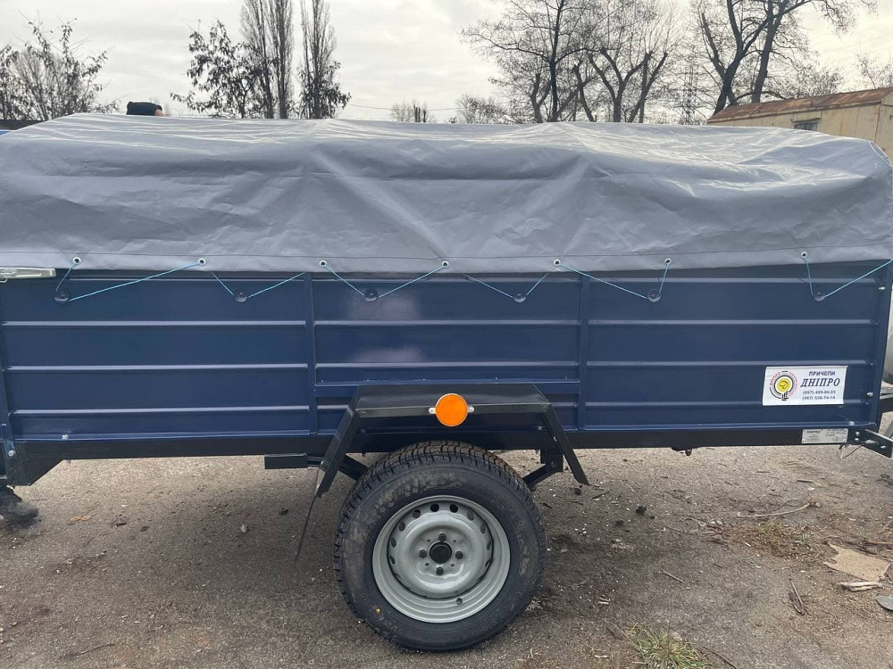 Новый прицеп одноосный Днепр-251 (2500х1300х500) и другие модели Павлоград - изображение 1