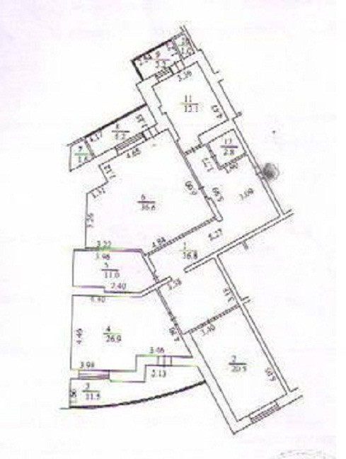 Срибнокильская 2А Без% Дарницкий Садик Офис 2/25 200кв Позняки Клинику Київ - зображення 3