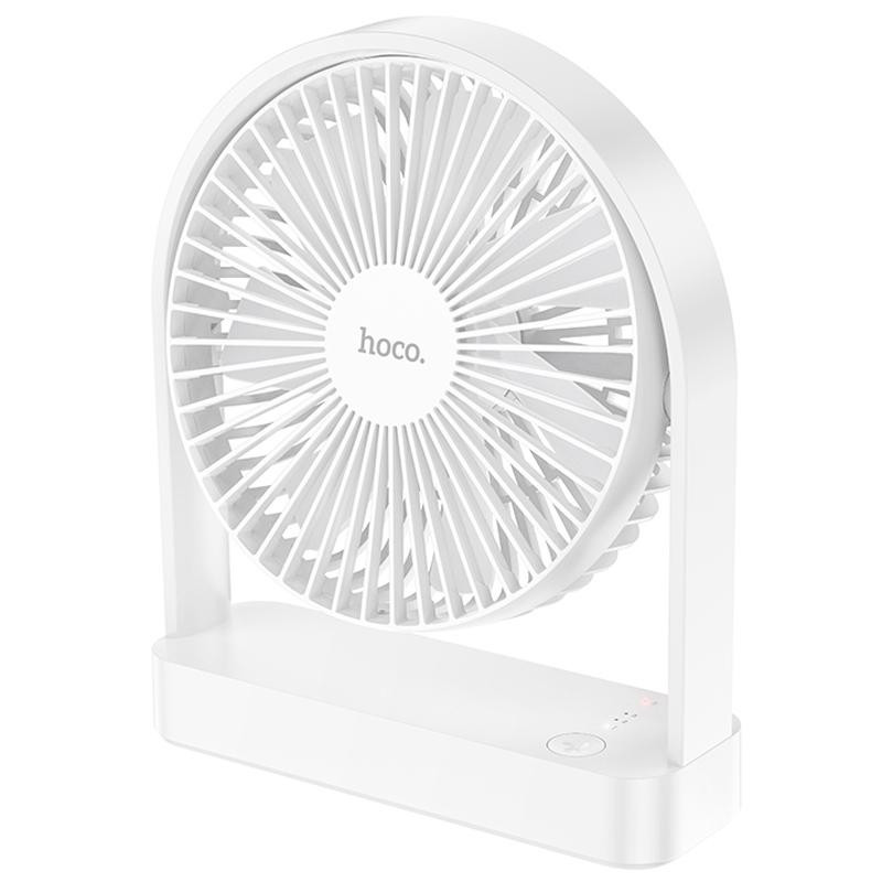 Уценка Настольный вентилятор Hoco HX65 ultra-thin desktop fan 2000 mAh Херсон - зображення 1