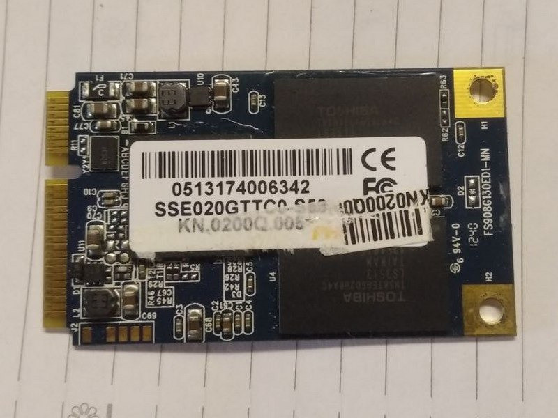 Накопитель SSD mSata 20Gb Киев - изображение 1