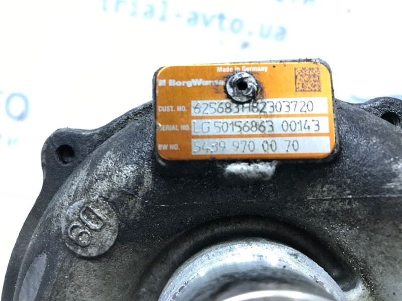 Турбина Renault Megane 3 1.5 DIESEL K9K 2008 (б/у) Київ - зображення 8