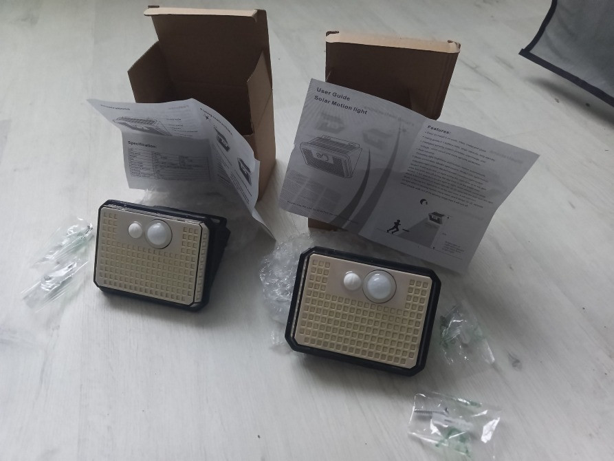 Уличный автономный светильник с встроенным аккумулятором и датчиком движения и солнечной панелью Мукачеве - зображення 2