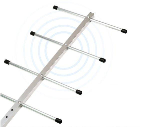 Антенна Yagi 360-480/840-910/1170-3650 МГц 11 дБ, до 25 Вт, кабель RG 58U 3 метра SMA-male Днепр - изображение 7