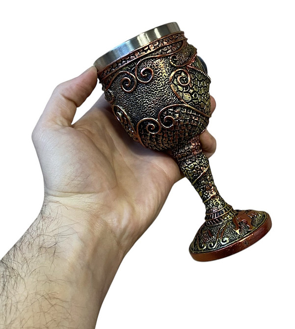 Бокал для вина 3-глазки Голубой Київ - зображення 5