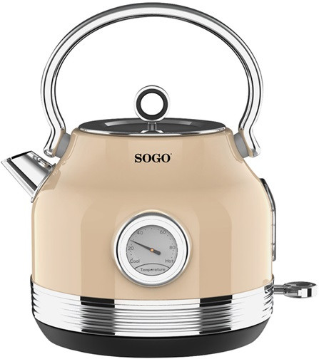 Електрочайник SOGO SS-7765 1.7 л бежевый Київ - зображення 1