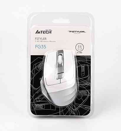 Мышь компьютерная безпроводная A4Tech Fstyler FG35 Silver серебристая Київ