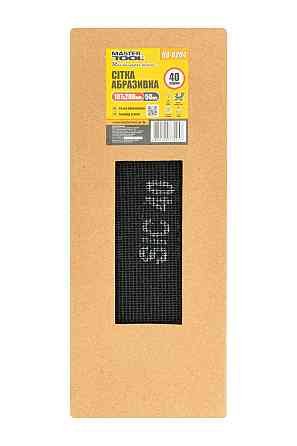Сетка абразивная MASTERTOOL зерно 40 107х280 мм 08-0204 Харків