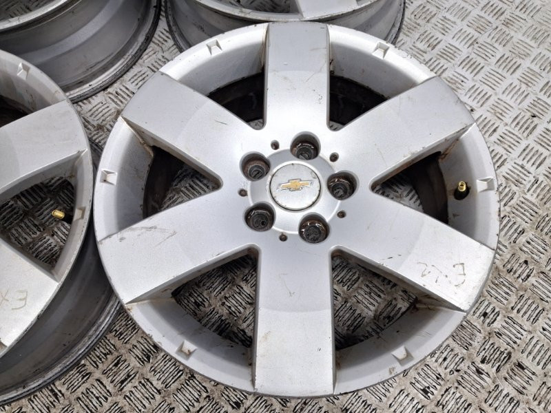 Диски титан комплект R17 Chevrolet Captiva C140 2.2 DIESEL Z22D1 2006 (б/у) Киев - изображение 6