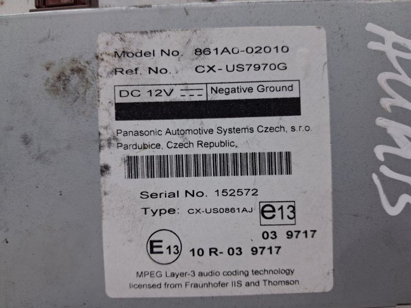 Блок управления Toyota Auris 2006-2012 861A002010 (Арт. 64146) Киев - изображение 3