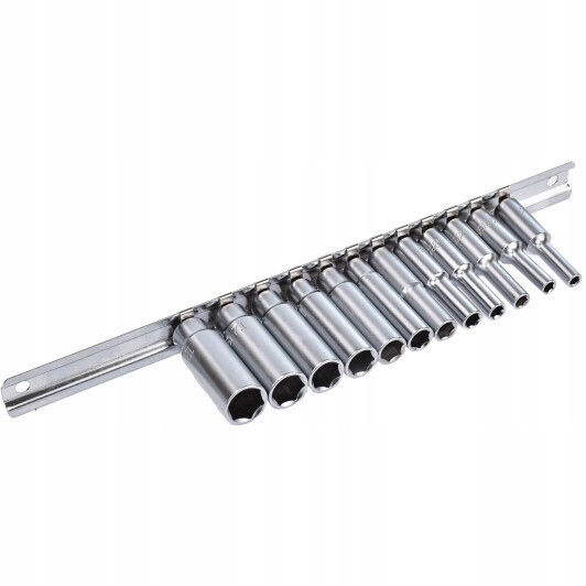 Набор головок длинных на планке TOPTUL 1/4" 12ед. 4-13мм GAAQ0802U Харьков - изображение 3