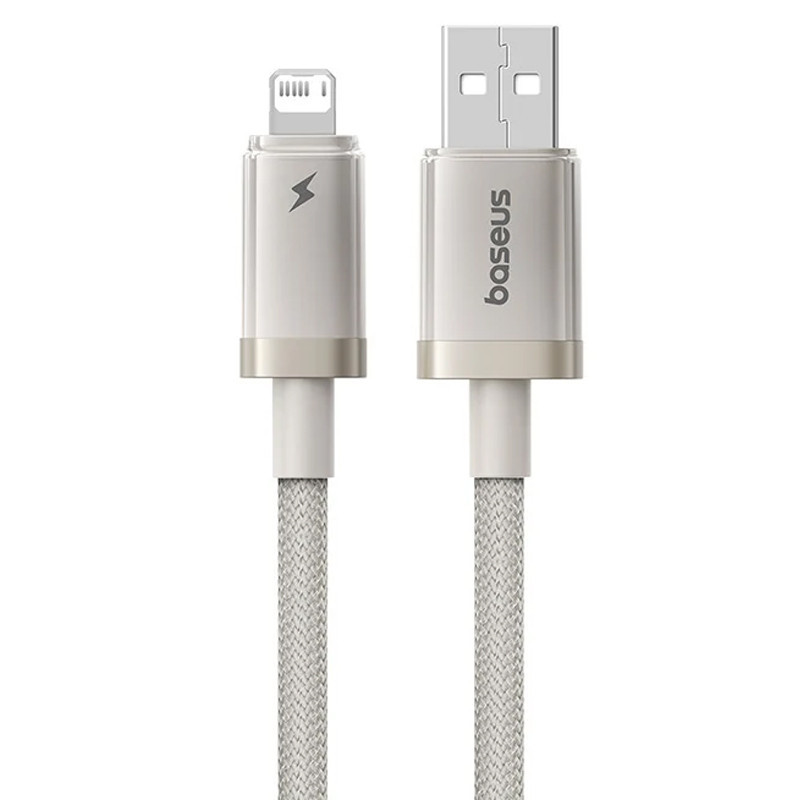 Дата кабель Baseus Titanium Alloy Fast Charging USB to Lightning 2.4A (1m) (P10378102) Херсон - зображення 1